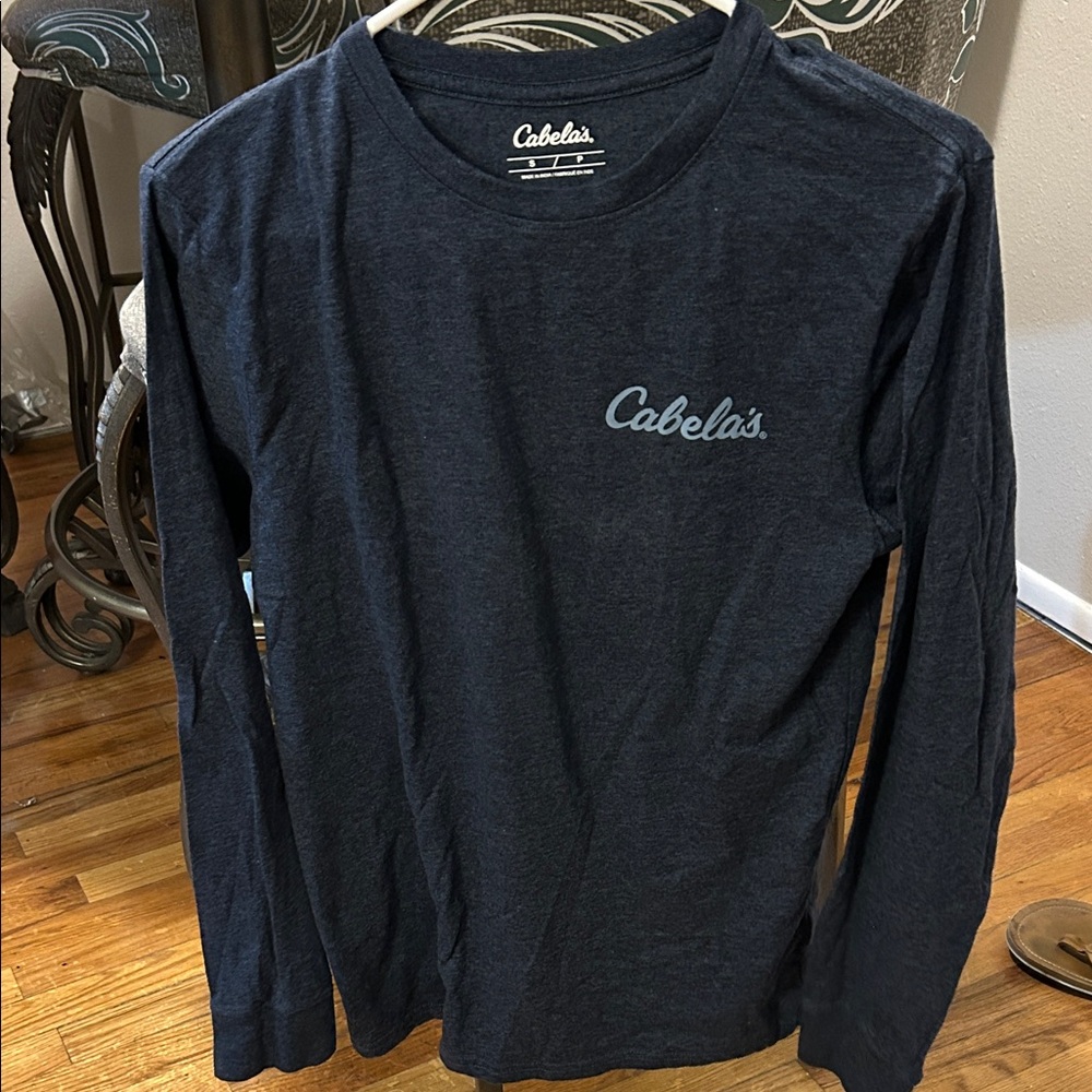 Cabela's Dark Blue Long Sleeve Tee